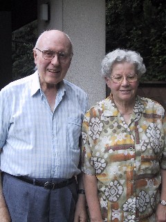 Foto zeigt Günter (DL1BU) mit seiner Frau.